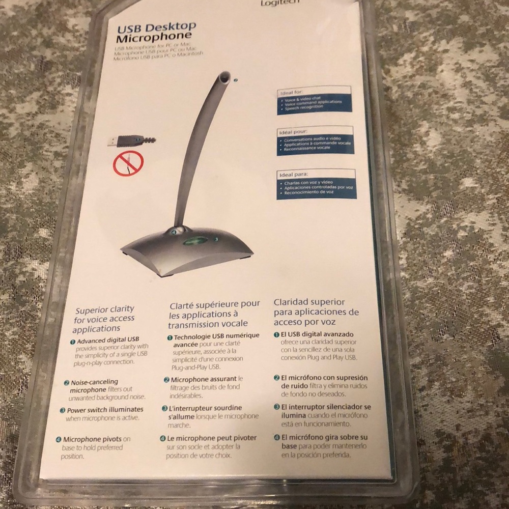 USB desktop microphone - Picture 2 of 2